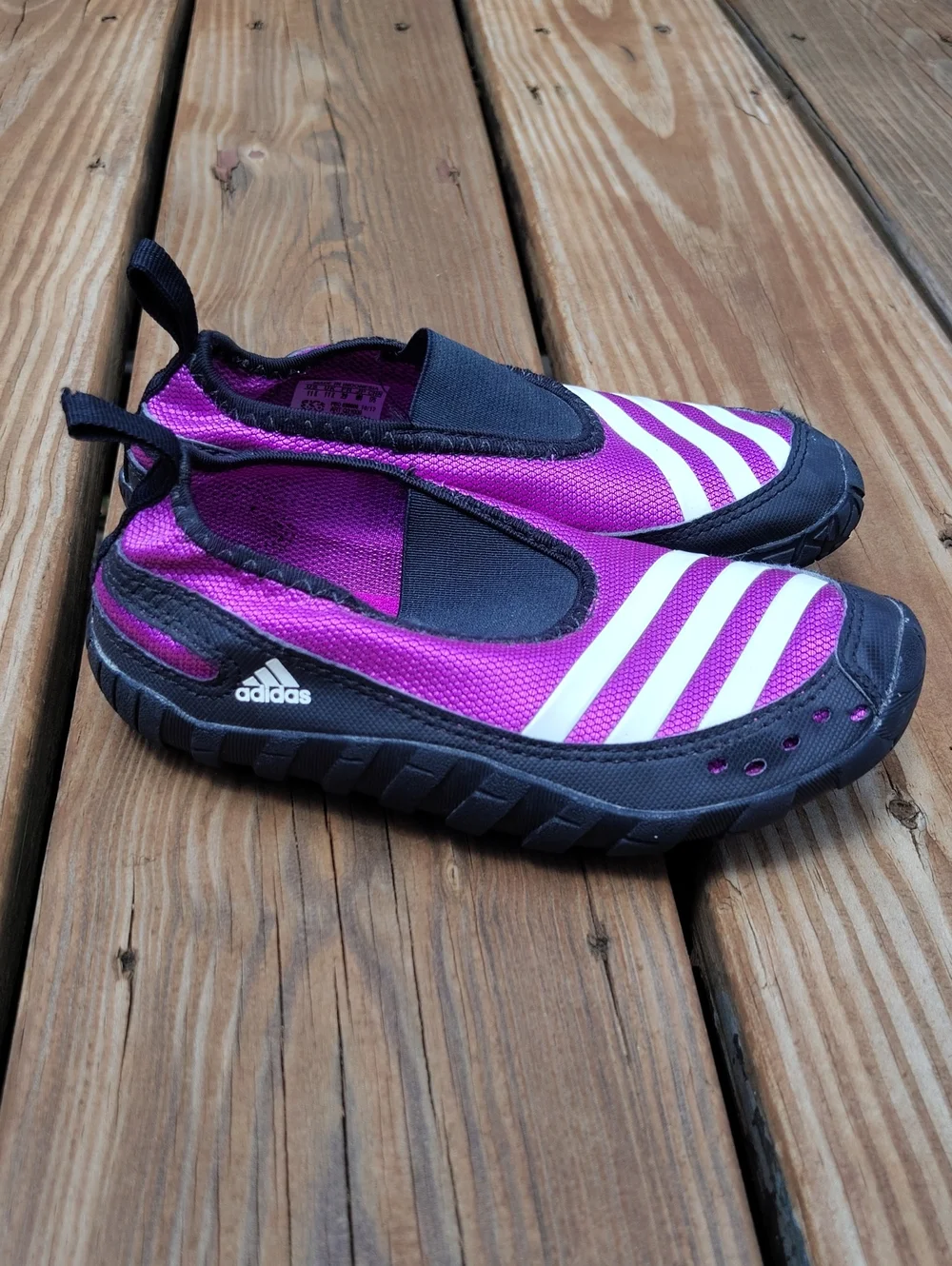 Adidas Magenta Terrex JawPaw K Childrens Slip-On Water Shoes Size 11 Kids
